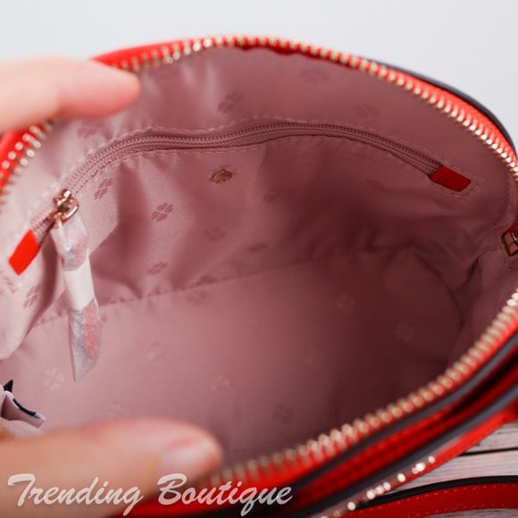 NWT Kate Spade Spencer Stripe Small Dome Crossbody - Picture 10 of 12